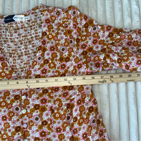 Floral V-Neck Dress with Ruffle Details Piper and Scoot - Picture 8 of 8